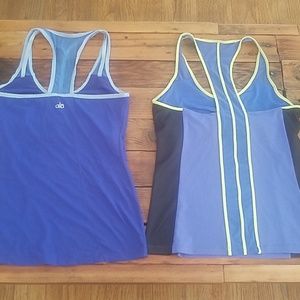 Alo yoga Chromatic & Coolfit Tank Top  ♡ LOT OF 2!